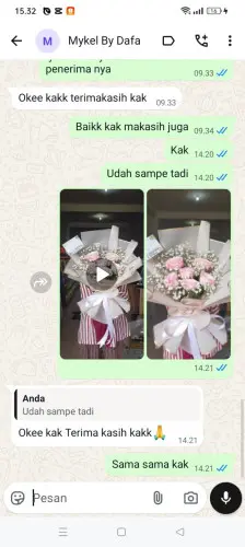 Testimonial Buket Bunga kupahandap