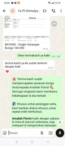 Testimonial Papan Bunga kupahandap