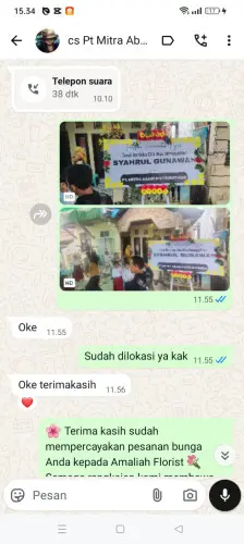 Testimonial Papan Bunga kupahandap