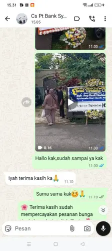 Testimonial Papan Bunga kupahandap